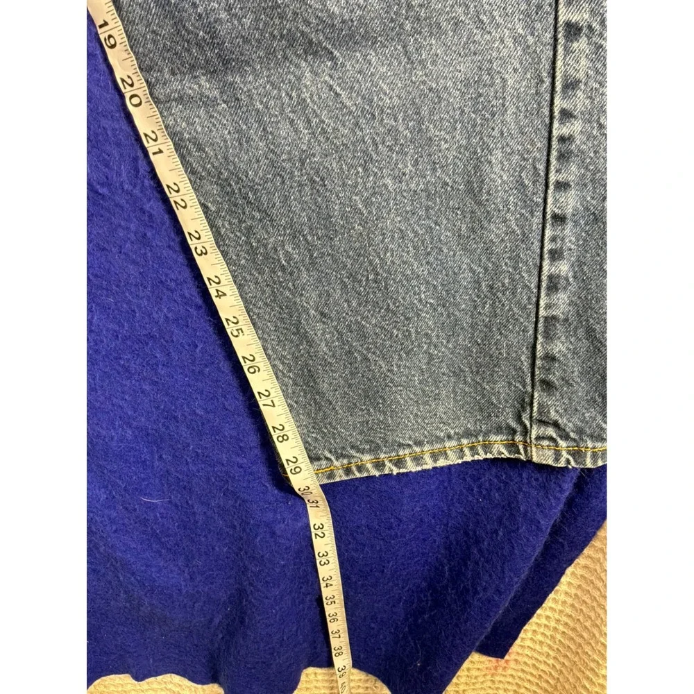 Vintage Mens Levis 505 Regular Fit Jeans 33x30 Medium Wash Blue Straight Leg